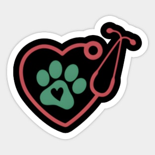 Love Veterinary Medicine Vet Tech Vet Med Veterinarian Sticker